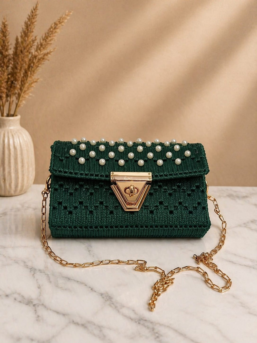Émeraude Perla Mini Bag