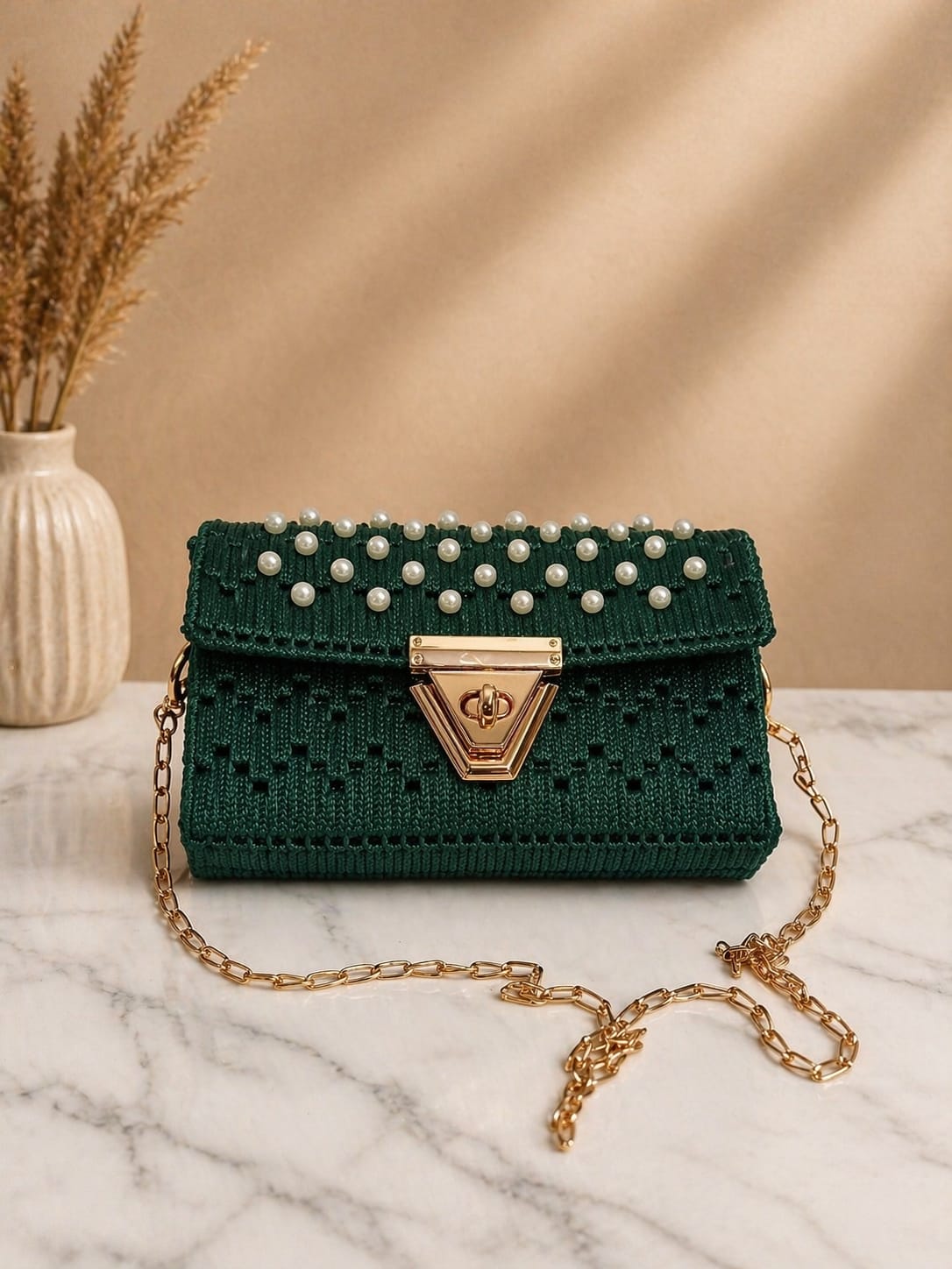 Émeraude Perla Mini Bag