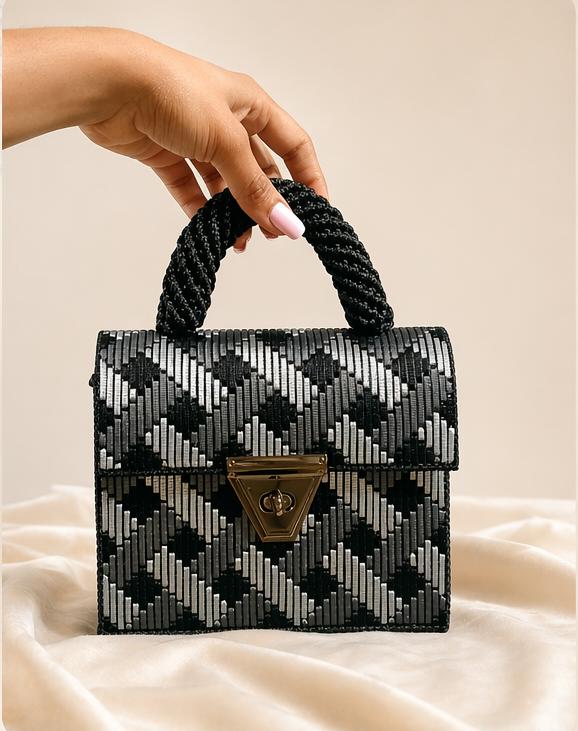 Noir Élégance Mini Bag